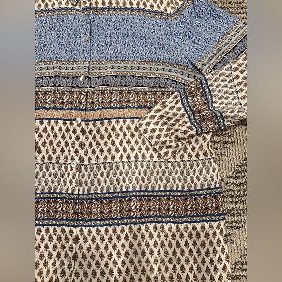 J.Jill Floral button down printed tunic - Picture 11 of 11